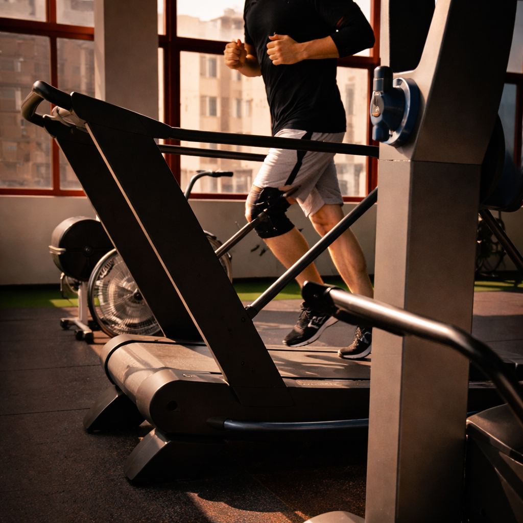 ซูมพื้นรองเท้าวิ่งที่ผ่านการใช้งานจนสึกหรอ