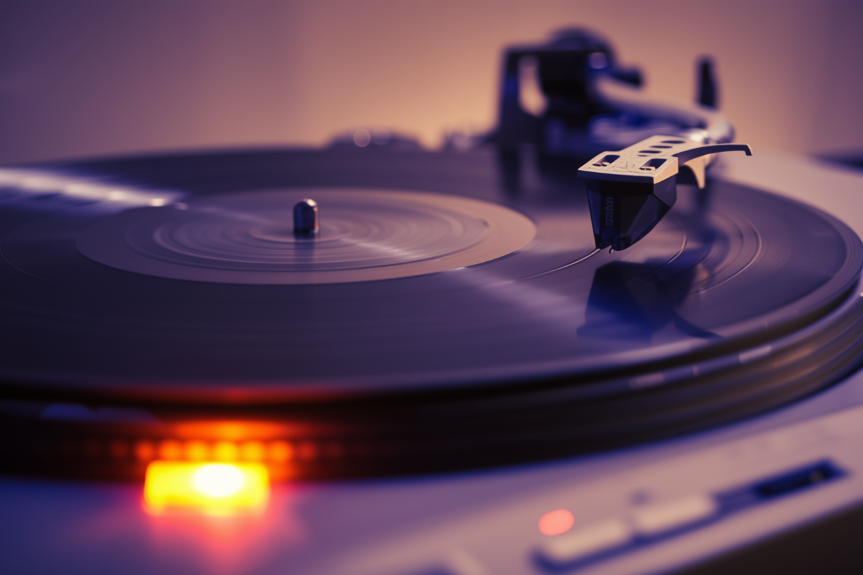 การปรับจูนความตึงของสายพานเครื่องเล่นแผ่นเสียง เปรียบได้กับการทำงานของเส้นเอ็นในการวิ่ง